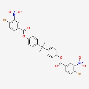 Propane-2,2-diyldibenzene-4,1-diyl bis(4-bromo-3-nitrobenzoate)