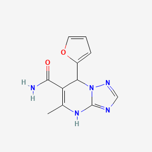 7-(Furan-2-yl)-5-methyl-4,7-dihydro[1,2,4]triazolo[1,5-a]pyrimidine-6-carboxamide