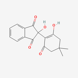 2-hydroxy-2-(2-hydroxy-4,4-dimethyl-6-oxocyclohex-1-en-1-yl)-1H-indene-1,3(2H)-dione