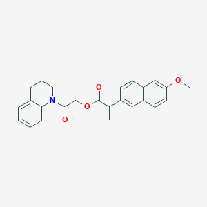 2-(3,4-dihydroquinolin-1(2H)-yl)-2-oxoethyl 2-(6-methoxynaphthalen-2-yl)propanoate