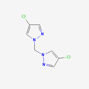 4-Chloro-1-[(4-chloro-1H-pyrazol-1-YL)methyl]-1H-pyrazole