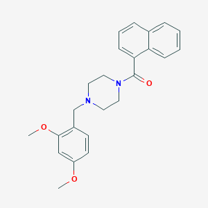 [4-(2,4-Dimethoxybenzyl)piperazin-1-yl](naphthalen-1-yl)methanone