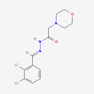 N'-[(E)-(2,3-dichlorophenyl)methylidene]-2-(morpholin-4-yl)acetohydrazide