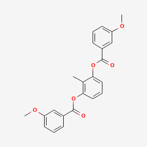 2-Methylbenzene-1,3-diyl bis(3-methoxybenzoate)