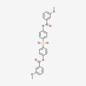 4-({4-[(3-Methoxybenzoyl)oxy]phenyl}sulfonyl)phenyl 3-methoxybenzoate