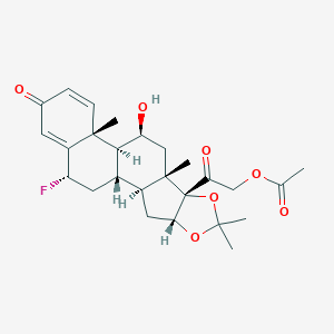 molecular formula C26H33FO7 B108902 氟尼缩松醋酸酯 CAS No. 4533-89-5