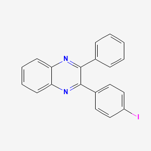 molecular formula C20H13IN2 B10890223 2-(4-Iodophenyl)-3-phenylquinoxaline 