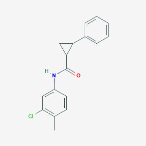 N-(3-chloro-4-methylphenyl)-2-phenylcyclopropanecarboxamide