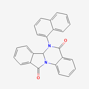 6-(Naphthalen-1-yl)-6,6a-dihydroisoindolo[2,1-a]quinazoline-5,11-dione