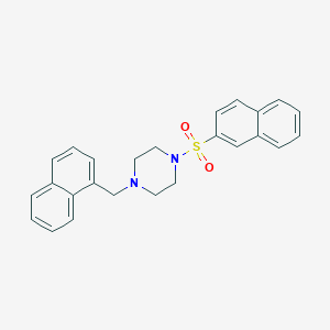 1-(Naphthalen-1-ylmethyl)-4-(naphthalen-2-ylsulfonyl)piperazine