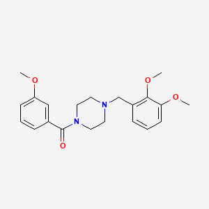 [4-(2,3-Dimethoxybenzyl)piperazin-1-yl](3-methoxyphenyl)methanone