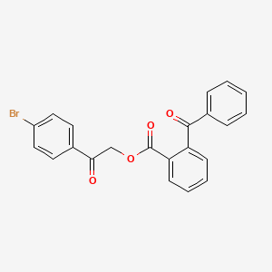 2-(4-Bromophenyl)-2-oxoethyl 2-benzoylbenzoate