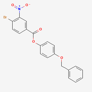 4-(Benzyloxy)phenyl 4-bromo-3-nitrobenzoate