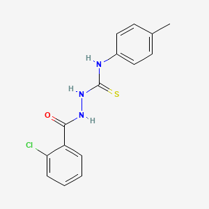 2-[(2-chlorophenyl)carbonyl]-N-(4-methylphenyl)hydrazinecarbothioamide