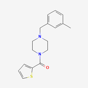 [4-(3-Methylbenzyl)piperazin-1-yl](thiophen-2-yl)methanone