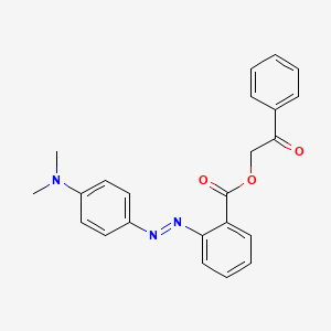 2-oxo-2-phenylethyl 2-{(E)-[4-(dimethylamino)phenyl]diazenyl}benzoate