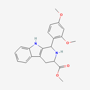 methyl 1-(2,4-dimethoxyphenyl)-2,3,4,9-tetrahydro-1H-beta-carboline-3-carboxylate