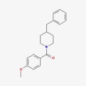 molecular formula C20H23NO2 B10890808 (4-Benzylpiperidino)(4-methoxyphenyl)methanone 