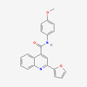 2-(furan-2-yl)-N-(4-methoxyphenyl)quinoline-4-carboxamide