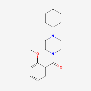 (4-Cyclohexylpiperazin-1-yl)(2-methoxyphenyl)methanone