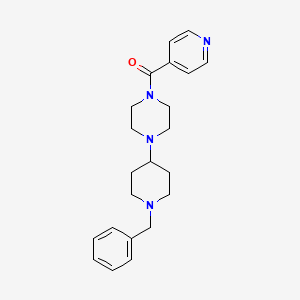 [4-(1-Benzylpiperidin-4-yl)piperazin-1-yl](pyridin-4-yl)methanone