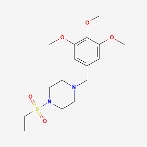 1-(Ethylsulfonyl)-4-(3,4,5-trimethoxybenzyl)piperazine