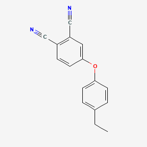 molecular formula C16H12N2O B10890978 1,2-Benzenedicarbonitrile, 4-(4-ethylphenoxy)- CAS No. 109702-53-6