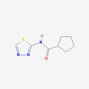 N-(1,3,4-thiadiazol-2-yl)cyclopentanecarboxamide