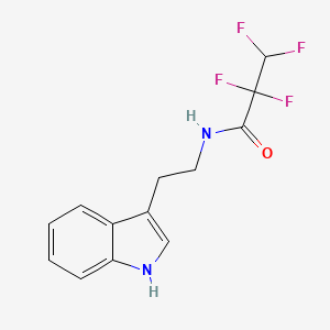 2,2,3,3-tetrafluoro-N-[2-(1H-indol-3-yl)ethyl]propanamide