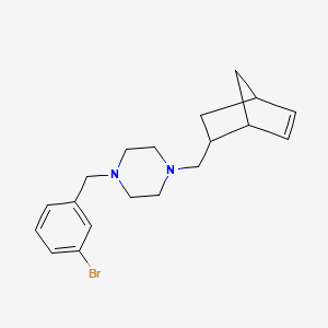 1-(Bicyclo[2.2.1]hept-5-en-2-ylmethyl)-4-(3-bromobenzyl)piperazine