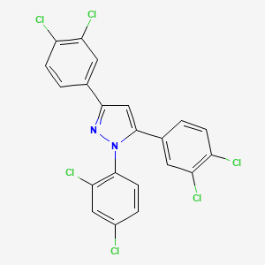 1-(2,4-dichlorophenyl)-3,5-bis(3,4-dichlorophenyl)-1H-pyrazole