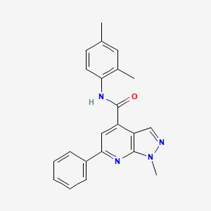 N-(2,4-dimethylphenyl)-1-methyl-6-phenyl-1H-pyrazolo[3,4-b]pyridine-4-carboxamide