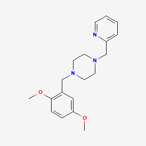 1-(2,5-Dimethoxybenzyl)-4-(pyridin-2-ylmethyl)piperazine