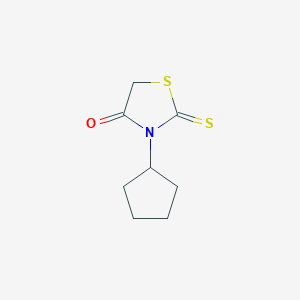 3-Cyclopentyl-2-thioxo-1,3-thiazolidin-4-one