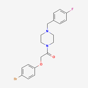 2-(4-Bromophenoxy)-1-[4-(4-fluorobenzyl)piperazin-1-yl]ethanone