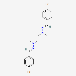 4-Bromobenzaldehyde 1-(2-{2-[(4-bromophenyl)methylene]-1-methylhydrazino}ethyl)-1-methylhydrazone