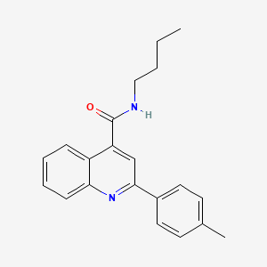 N-butyl-2-(4-methylphenyl)quinoline-4-carboxamide