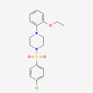 1-[(4-Chlorophenyl)sulfonyl]-4-(2-ethoxyphenyl)piperazine