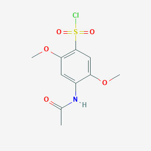 B108917 Benzenesulfonyl chloride, 4-(acetylamino)-2,5-dimethoxy- CAS No. 13279-58-8
