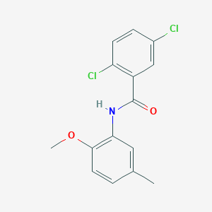 2,5-dichloro-N-(2-methoxy-5-methylphenyl)benzamide