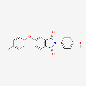 2-(4-hydroxyphenyl)-5-(4-methylphenoxy)-1H-isoindole-1,3(2H)-dione