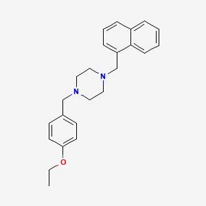 1-(4-Ethoxybenzyl)-4-(1-naphthylmethyl)piperazine