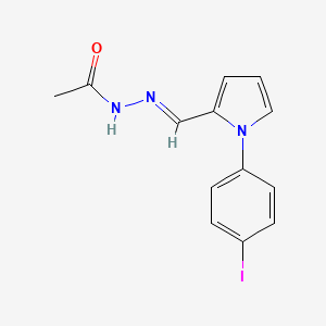 N'-{(E)-[1-(4-iodophenyl)-1H-pyrrol-2-yl]methylidene}acetohydrazide