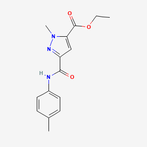 ethyl 1-methyl-3-[(4-methylphenyl)carbamoyl]-1H-pyrazole-5-carboxylate