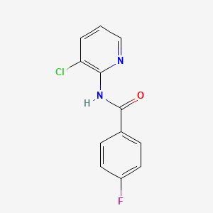 N-(3-chloropyridin-2-yl)-4-fluorobenzamide