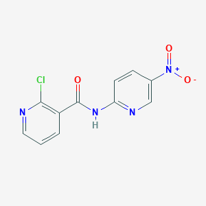 molecular formula C11H7ClN4O3 B10892356 2-chloro-N-(5-nitropyridin-2-yl)pyridine-3-carboxamide 