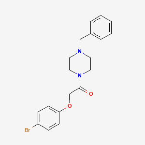 molecular formula C19H21BrN2O2 B10892394 1-(4-Benzylpiperazin-1-yl)-2-(4-bromophenoxy)ethanone 