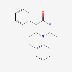 1-(4-Iodo-2-methylphenyl)-2,6-dimethyl-5-phenyl-4(1H)-pyrimidinone