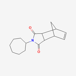 2-cycloheptyl-3a,4,7,7a-tetrahydro-1H-4,7-methanoisoindole-1,3(2H)-dione