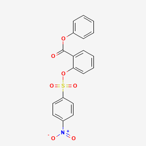 Phenyl 2-{[(4-nitrophenyl)sulfonyl]oxy}benzoate